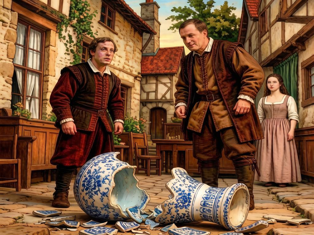 Разбитый голландский кувшин